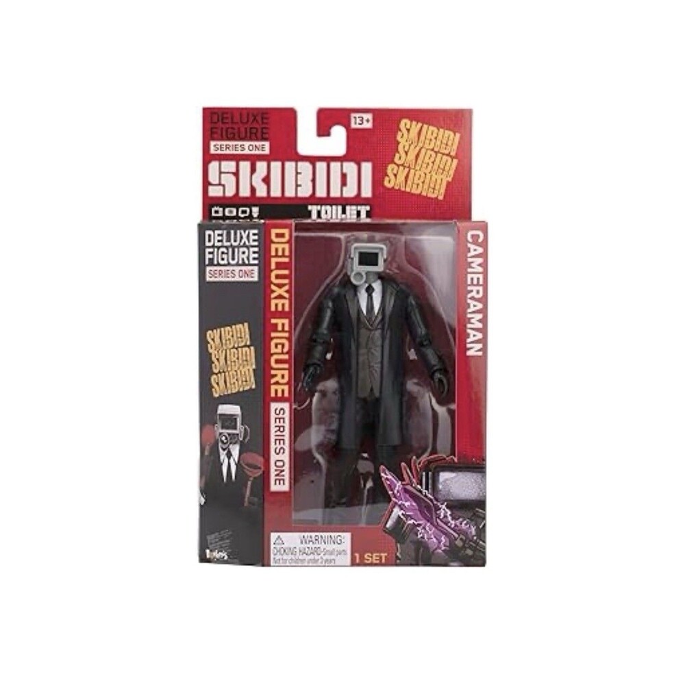 Skibidi Toilet Deluxe Cameraman 6” Figure – Official Licensed Collectible